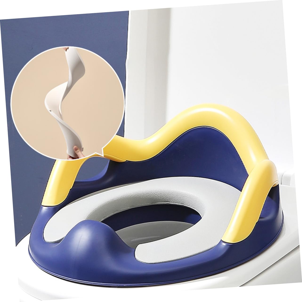 Siège De Toilette Portable Pour Tout-petits Joli Design Sans Danger Pour Les Enfants Matériau En Pvc