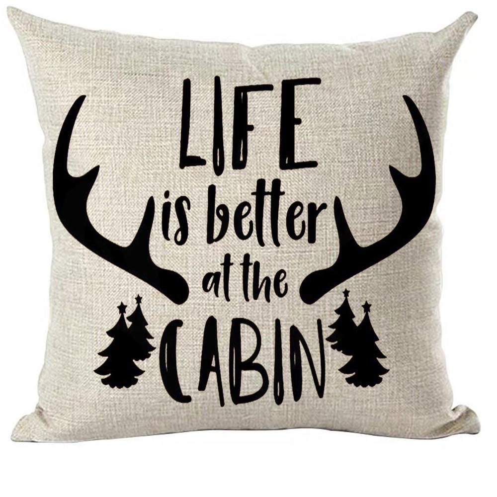 Ramirar Gartenflagge "Relax You're At The Cabin" - 31,8x45,7 Cm, Baumwolle/Leinen, Beidseitig Bedruckt