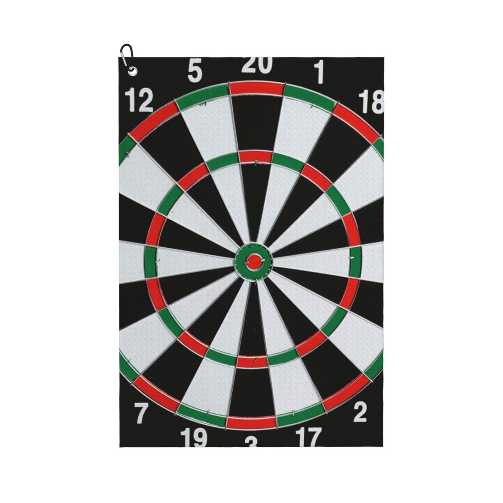 Hnnkloy Target Dart, 16x24 in Portable Waffle Golf Towels with Carabiner Clip for Golf Bag