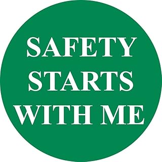 NMC National Marker Corp. HH106 Safety Starts with Me Hard Hat Emblem