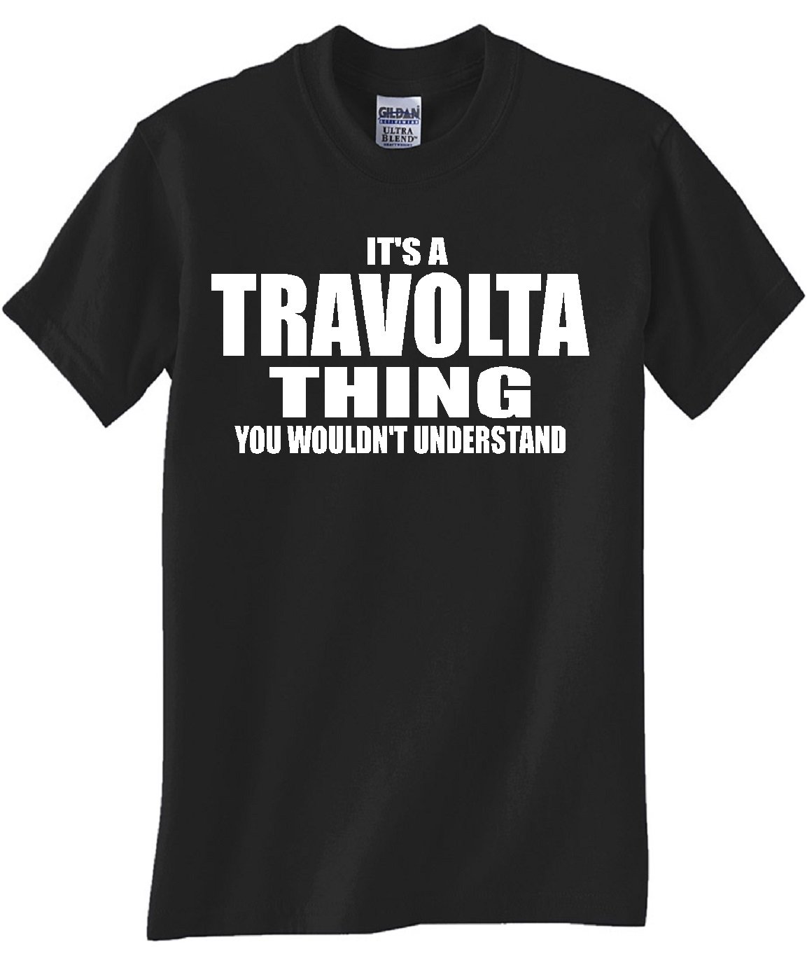Travolta Thing Black T Shirt