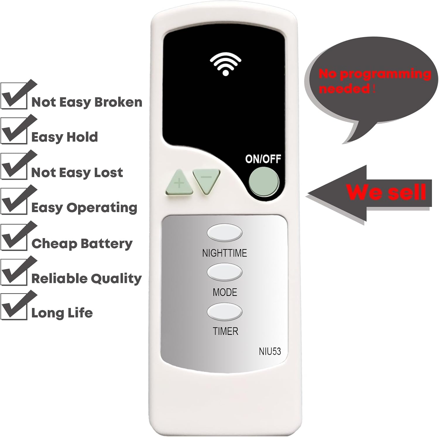 Replacement Remote Control for Vornado Velocity 5R Auto Climat Space Heater