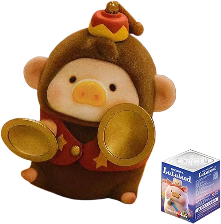 Aven Rabbit Lulu The Piggy Lululand Series Blind Box Action Figures Mystery Box Cute Random Toys Birthday Gift Christmas Collectible Toy for Desktop Ornaments, 1PC