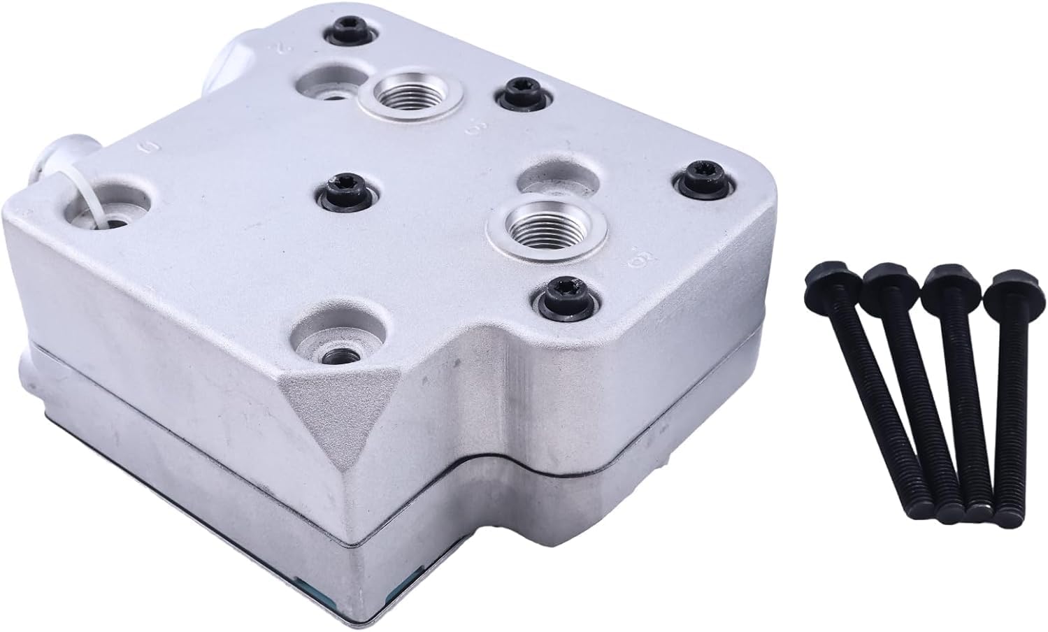 Air Compressor Cylinder Head 4309439 4089206 9111539212 9121406576 Compatible with Cummins ISX Engine