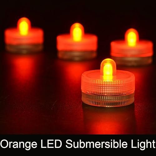 Miniatura 17 de KITOSUN Luces LED sumergibles cr2032 alimentadas por pilas bajo el agua, impermeables, velas LED para eventos, centros de mesa, jarrón, floral, Rosa