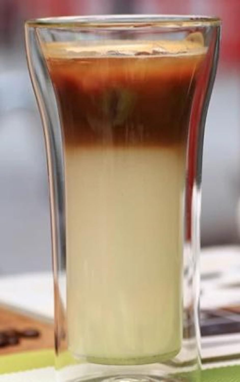 【morningplace】 ダブルウォール グラス タンブラー 二重構造 耐熱 保温 保冷 カップ 400ml (2個セット)