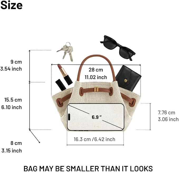 Bolso Tote Mini Hana para Mujer JW PEI miniatura 3