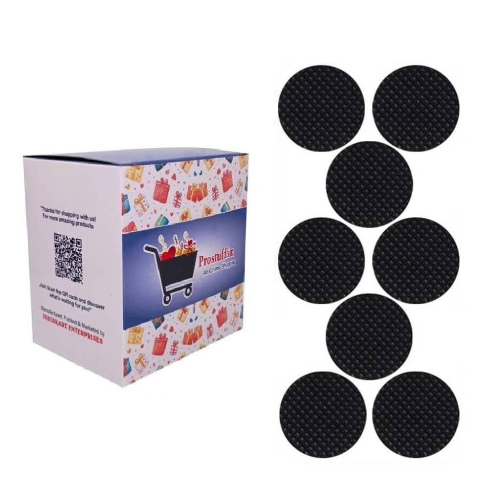 8 Pcs Non-Slip Self-Adhesive Rubber Furniture Feet Pads – Thickened Round Floor Protectors for Sofa, Table, Chair, Cabinet – Anti-Scratch, Noise-Reducing (Black) 8 Pcs Non-Slip Self-Adhesive Rubber Furniture Feet Pads – Thickened Round Floor Protectors for Sofa, Table, Chair, Cabinet – Anti-Scratch, Noise-Reducing (Black)