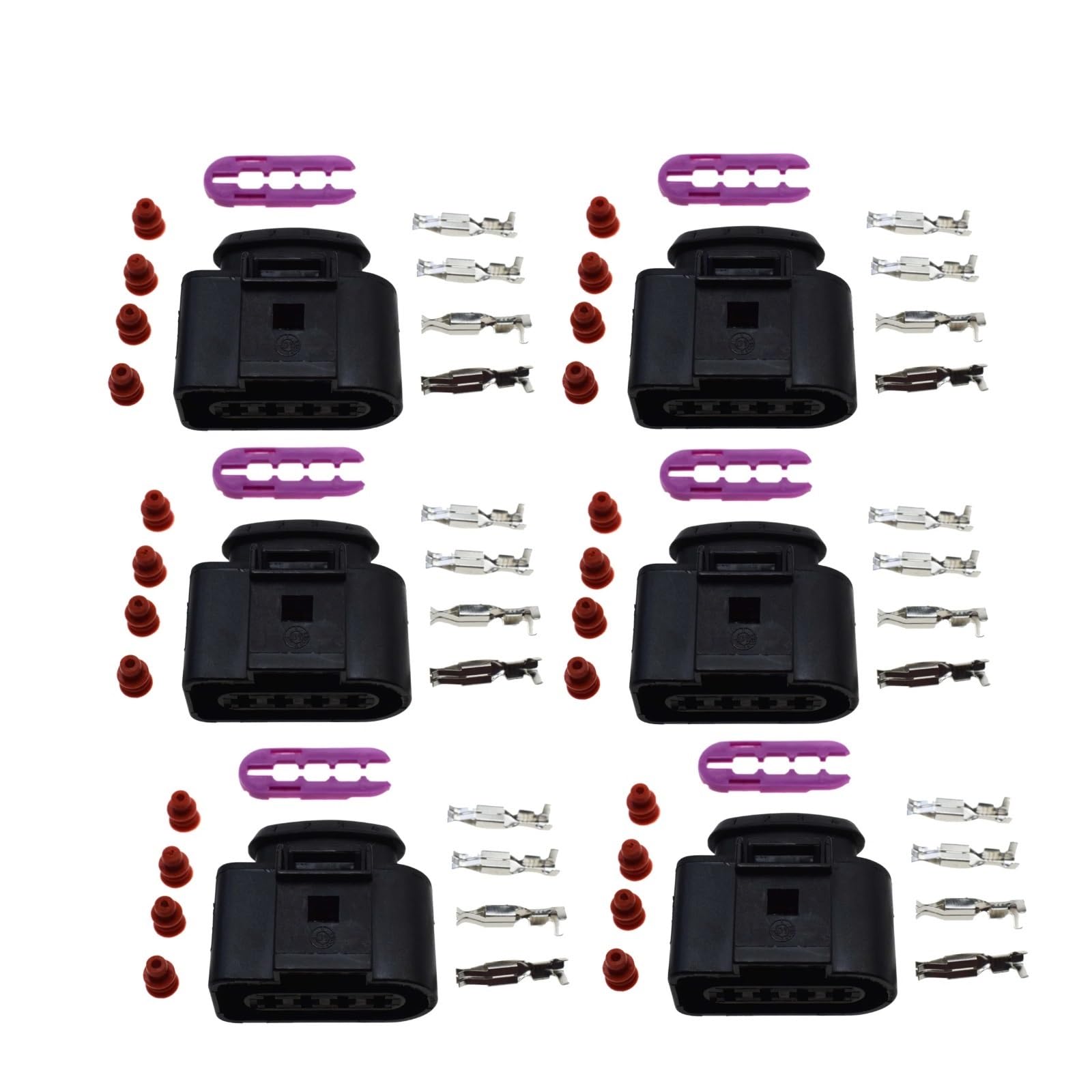 Conector de bobina de encendido para reparar cableado de motor 1.8T y 2.0T 4