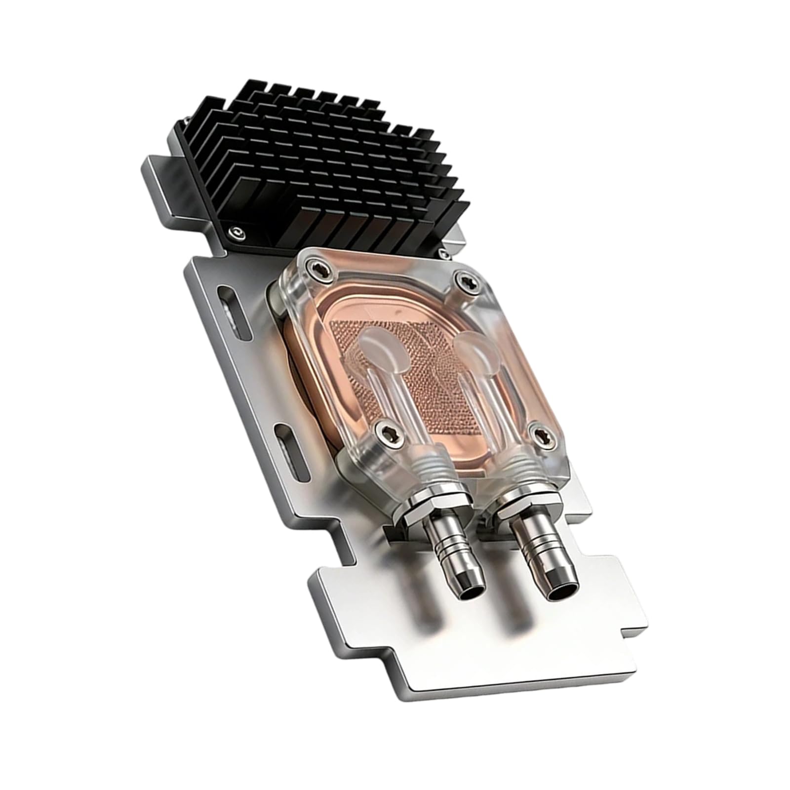 Tutto il Frigorifero ad acqua in alluminio per V100 A100 SXM2 GPU Blocco di Raffreddamento Ad Acqua Alluminio Dissipatore di Rame