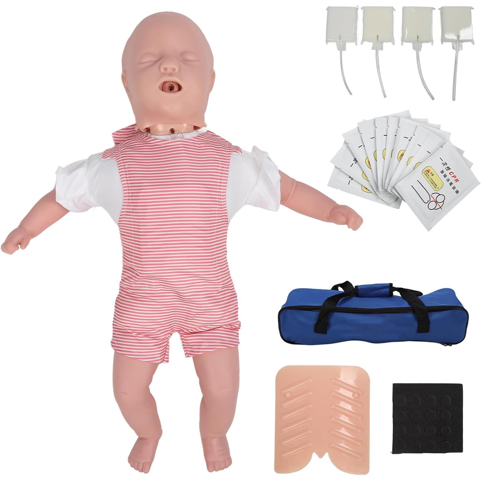 Manichino Infantile di Rianimazione, Modello di ostruzione delle vie aeree infantile, Modello di Rianimazione Cardio Polmonare, Infarto delle vie aeree infantili e modello di RCP