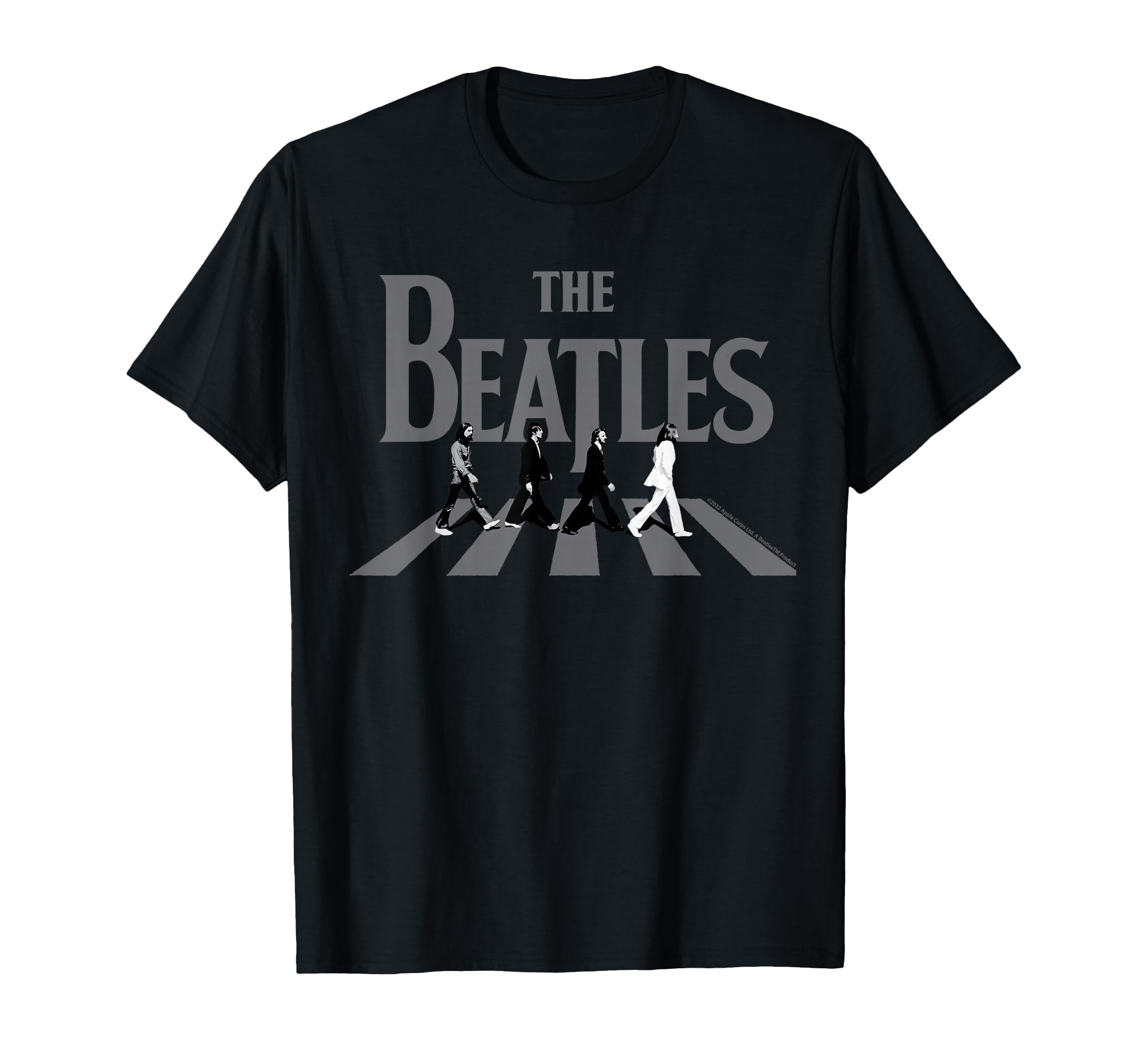 Abbey Road Greyscale Album Cover T-Shirt