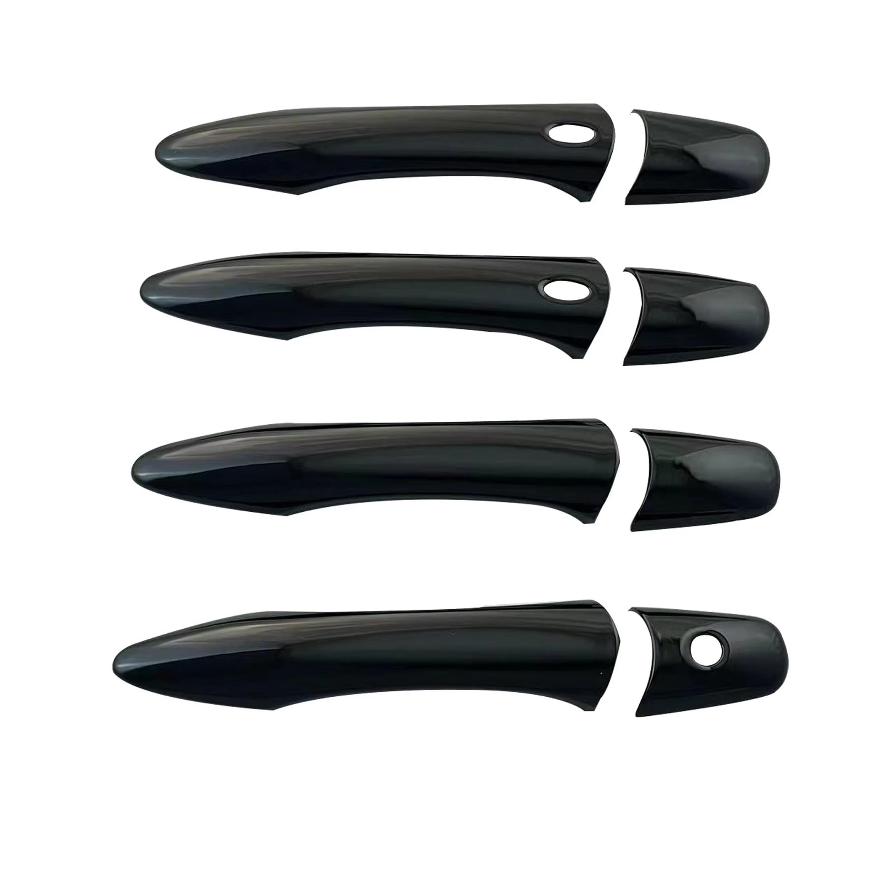 NingRuiBhd Car Sliding Outer Door Handle for 2008-2013 for Infiniti EX35 EX37 FX35 FX37 FX50 ABS Door Handle Side Frame Cover Trim