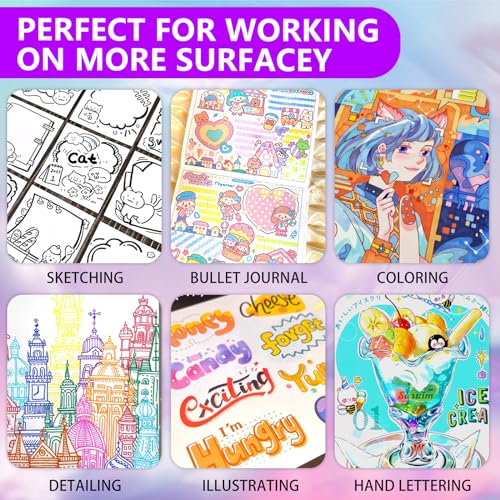 Brush-Pens-105-Colors-Dual-Tip-Markers-for-Adult-Coloring-Books-Note-Taking-and-Lettering