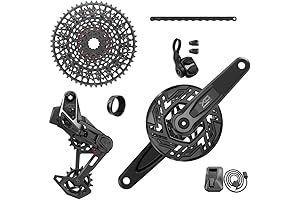 SRAM X0 T-Type Pedal Assist Mountain Bike Build Kit - 104BCD Cranks Not Included