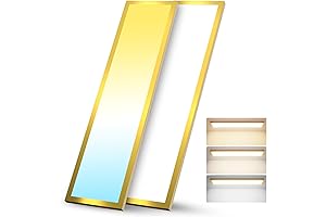 2 Pack 1x4 FT Wall Mount Tube Light: Brighten Up Your Space with Effortless Illumination