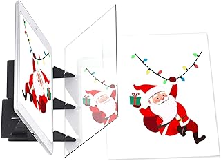 Mingzhe Desenho Óptico Prancha de Rastreamento Portátil Esboço Ferramenta de Pintura Animação Bloco de Cópia Sem Sobreposição Sombra Espelho Reflexão Projetor Brinquedo Base Zero para Crianças Estudan