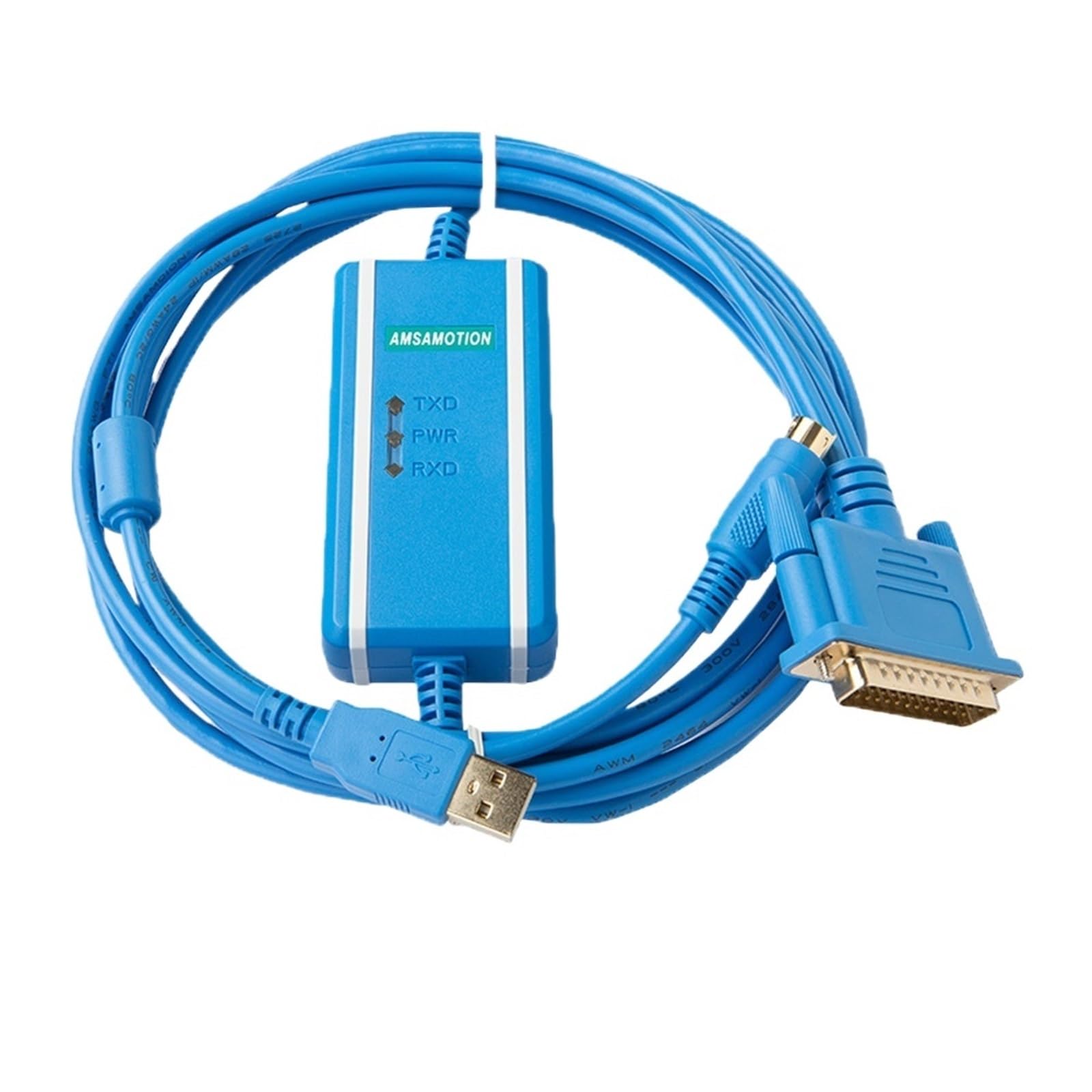 USB-SC09 for FX0 FX0S FX1S FX0N FX1N FX2N Cavo di programmazione serie FX/A Linea di download Porta RS232(Gold Plated Isolated)