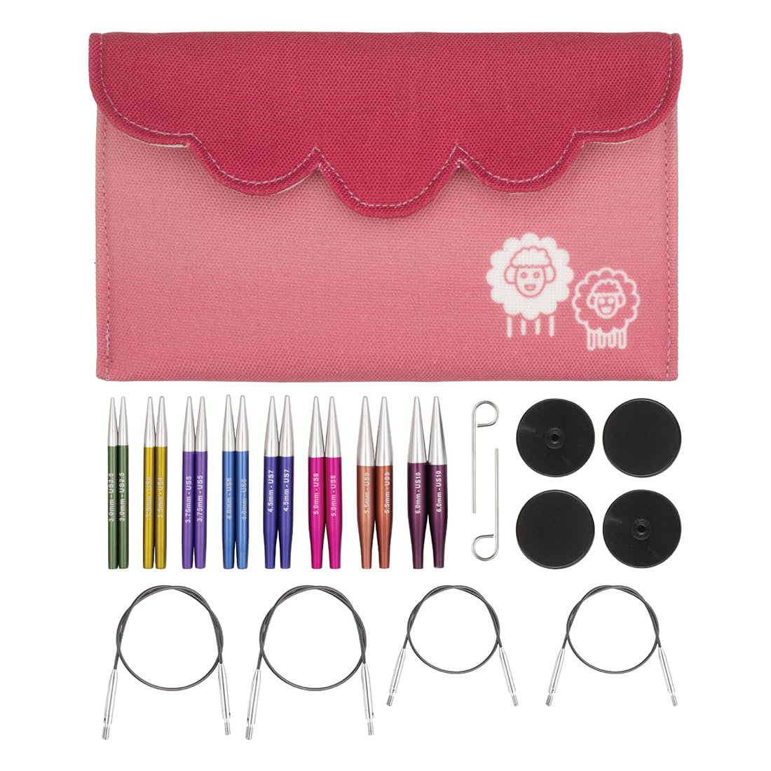 Minerva Zing Interchangeable Needles & Accessories Mini Gift Set Knit Pro Kp47432