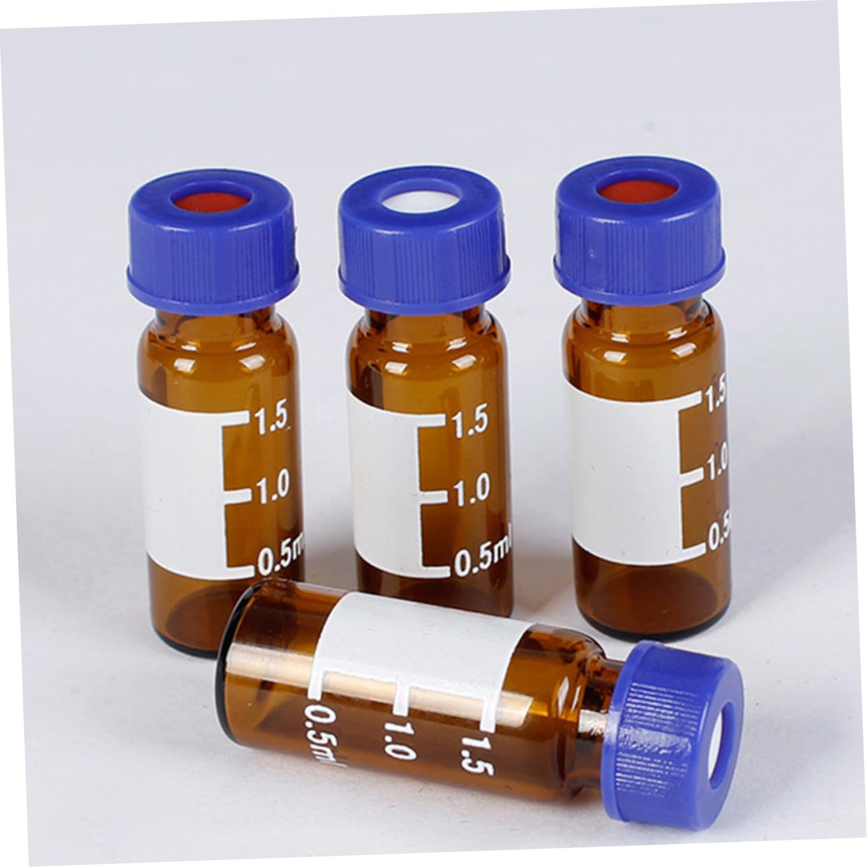 SEWACC 100pièces Lot De Flacons à Vis Verre Pour Échantillonnage Stockage Et Laboratoire Vides Pour Applications Scientifiques Et Cosmétiques