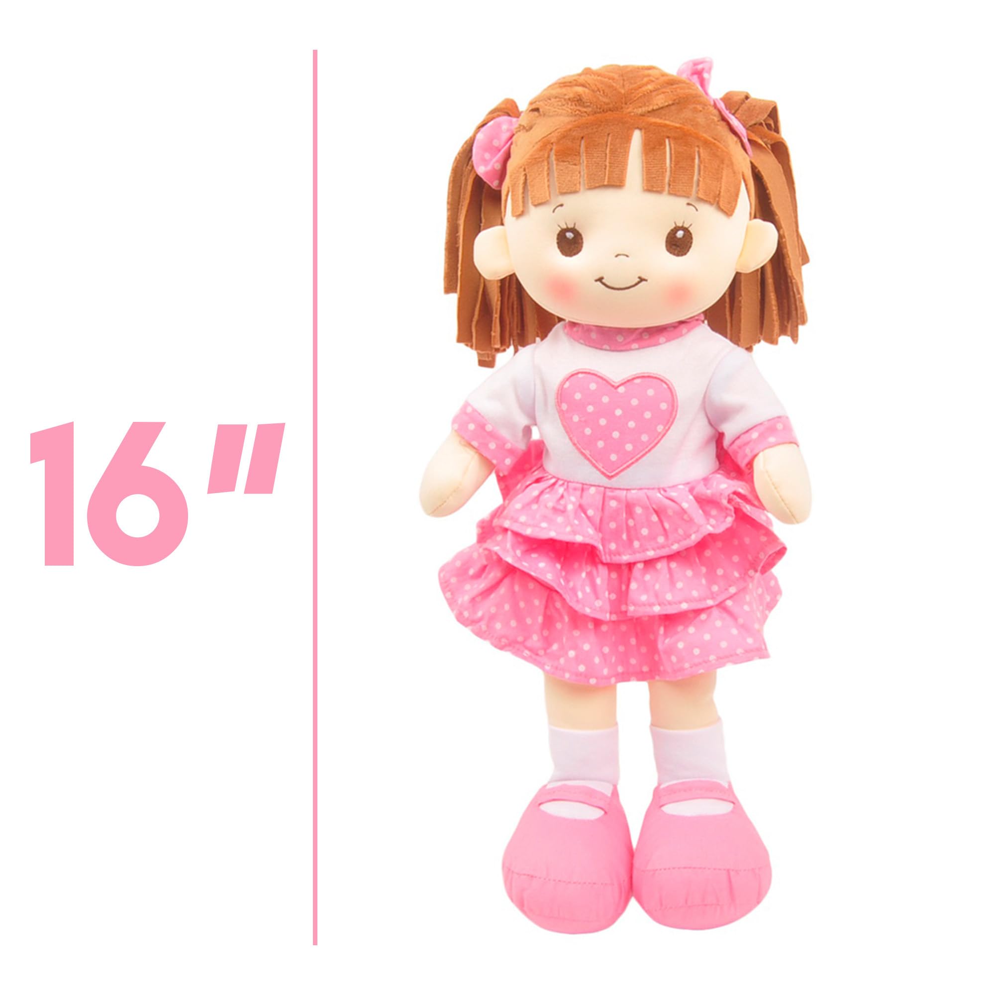 Mi Pipo - Muñeca de Trapo Personalizada MeToo | Muñeca de Trapo Bebe Personalizable con Nombre Bordado | Material Poliester, de 40cm | Regalo Bebe Fácil de Lavar y Cómoda | Sandía Mi Pipo - Muñeca de Trapo Personalizada MeToo | Muñeca de Trapo Bebe Personalizable con Nombre Bordado | Material Poliester, de 40cm | Regalo Bebe Fácil de Lavar y Cómoda | Sandía
