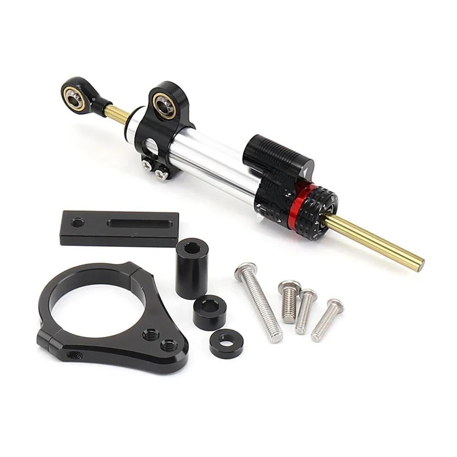 Damper Steering Stabilizer For Street For Triple 765RS 765 RS STREET TRIPLE 765S 765R 765 S R New Damper Shock Absorber Stabilizer Steering Dampers Bracket Motorcycles Aluminum Dampers(Set 3)