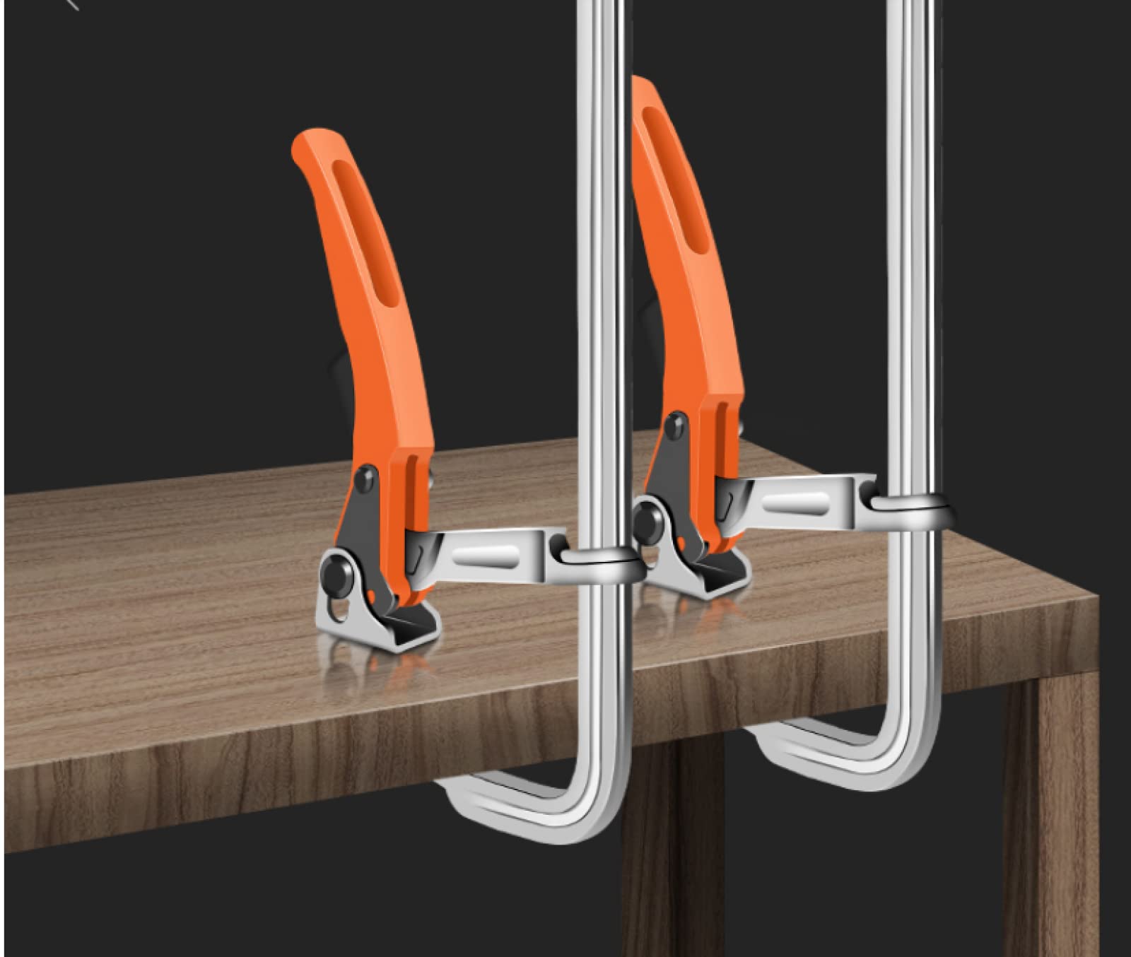 Pinza Para Trabajar La Madera Sargentos Carpintero Sargentos Para Madera Abrazadera En F De Trinquete De Alta Resistencia, Clip Para Carpintería, Herramienta De Hierro De Férula Fija, Abrazadera Fija
