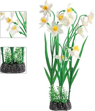Amazon 鮮やかな人工珊瑚植物 装飾プラスチック珊瑚 水族館ガーデンフィッシュタンクヤードの珊瑚植物装飾 白い Wosune サンゴ 通販