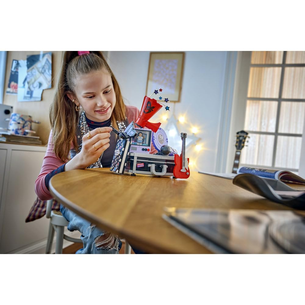 LEGO Editions Skrytka Olivii Rodrigo 43030 | Muzyczna dekoracja, zestaw klocków dla dzieci, prezent dla fana muzyki pop, dla dziewczynek i chłopców 10+, 1085 elementów