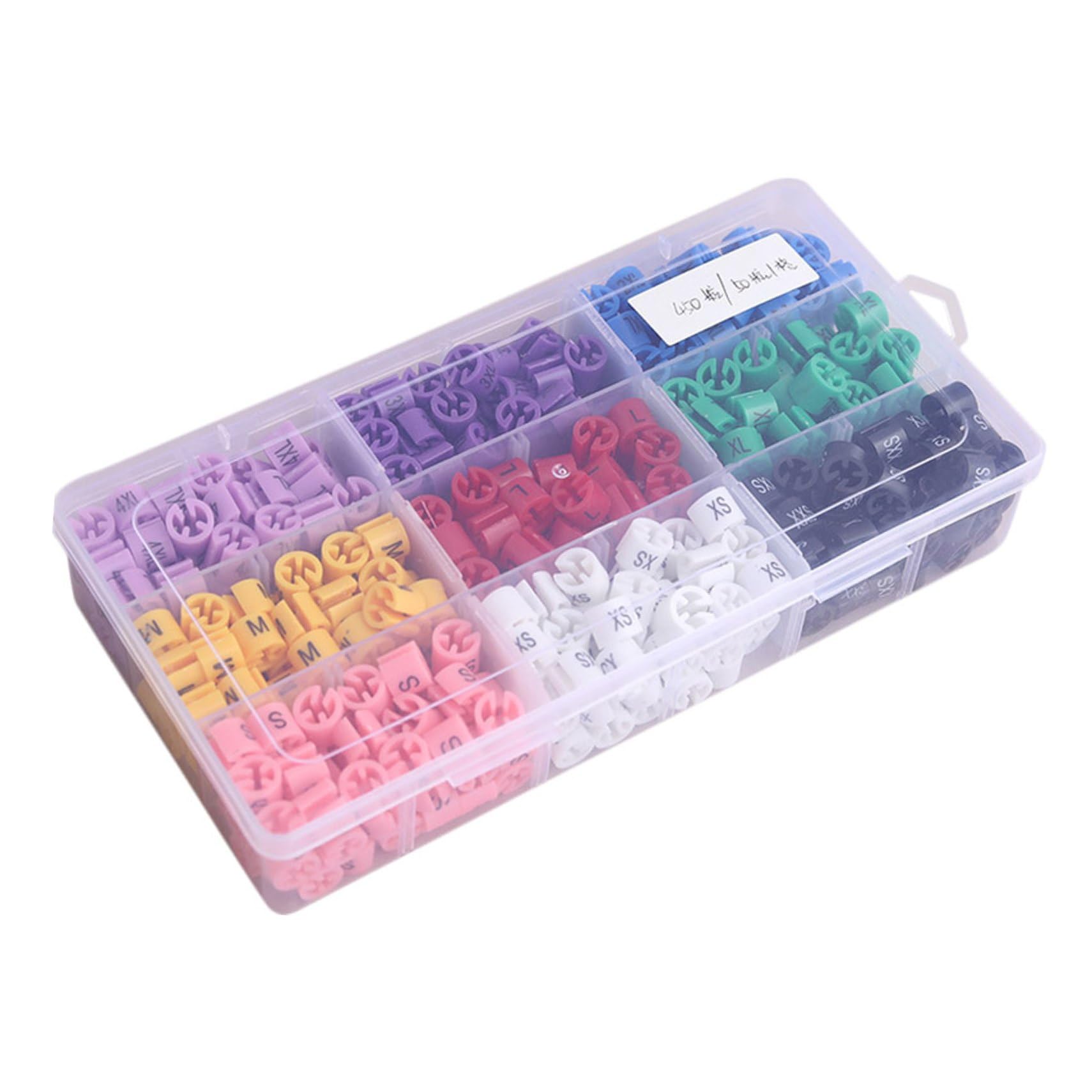 Étiquettes de cintres pour marquage de vêtements en plastique multipurpose POPETPOP x450