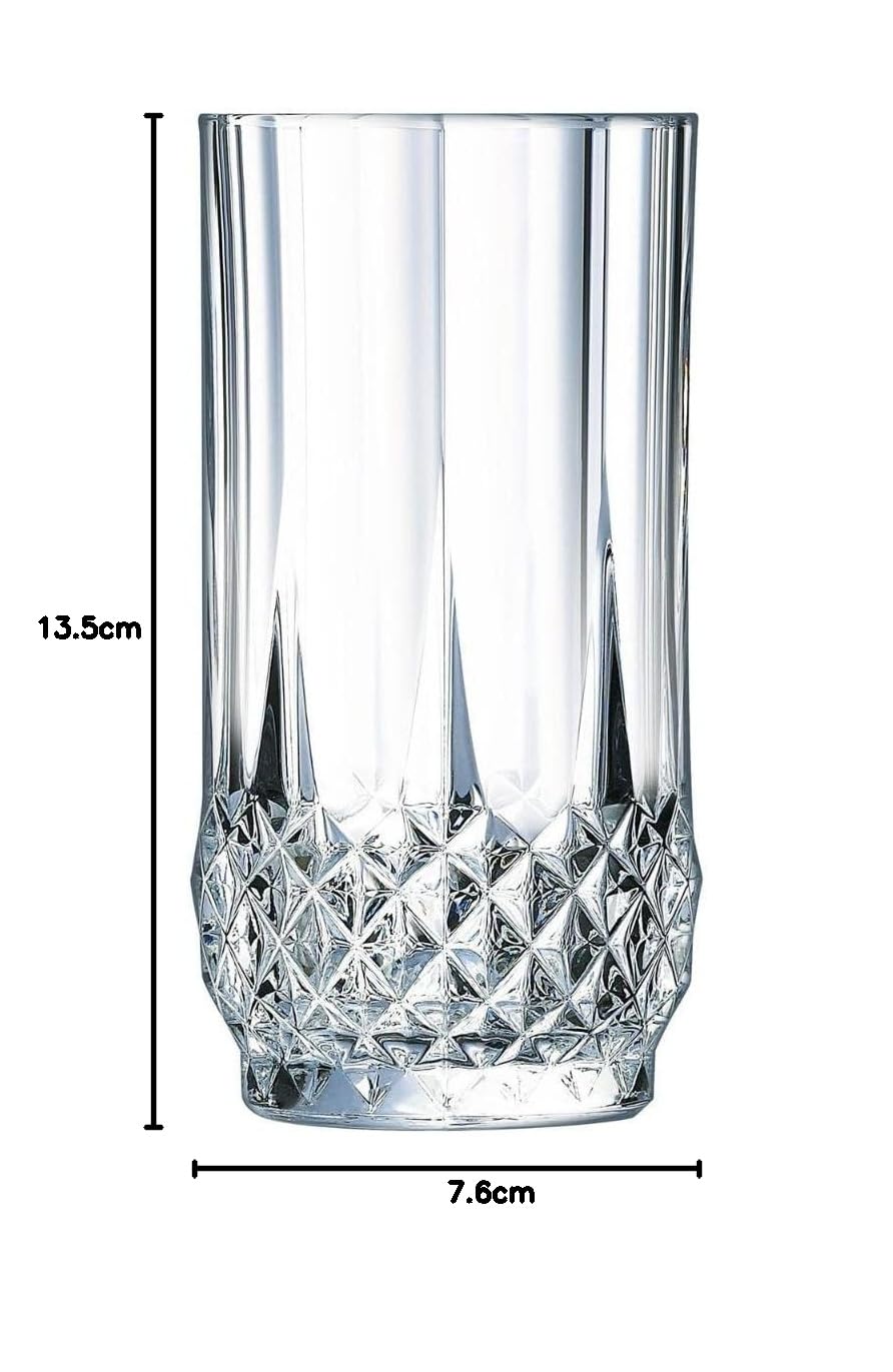 Arcoroc Set de 6 vasos altos West Loop de cristalín 36 cl