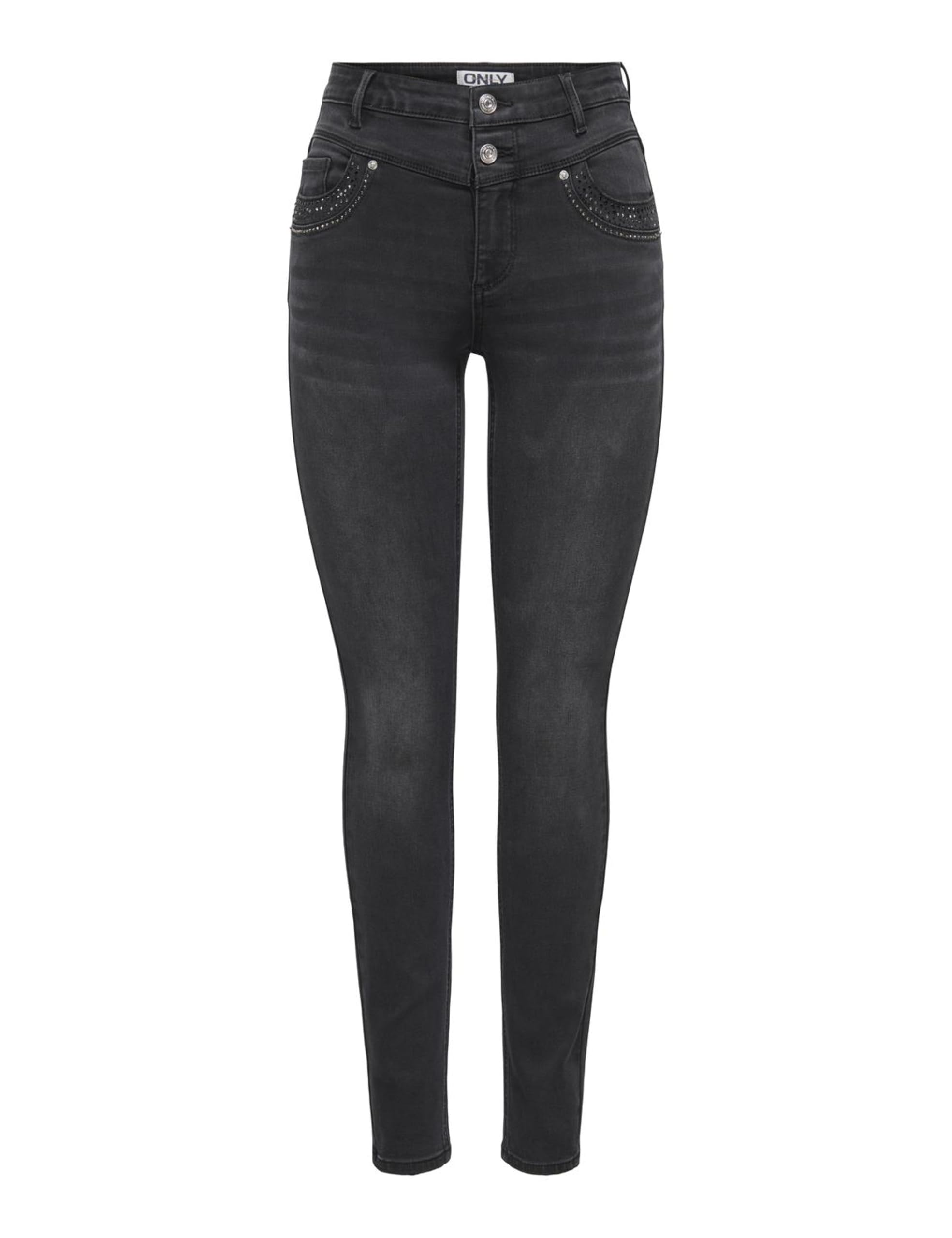 ONLY Damen Onlwauw Hw Button Sparkle Skinny DNM Onlwauw Hw Button Sparkle Skinny DNM