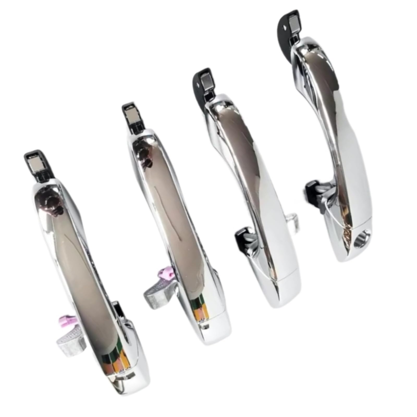 LERYYCX with a Clasp Compatible with Chrysler for 300 2005 2006 2007 2008 2009 2010 Front Rear Door Outer Handle Chrome Replacement Accessories