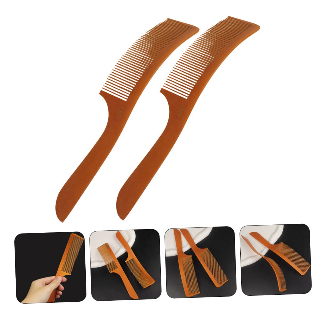 FRCOLOR 5 Juegos De Peines Para Peinar El Cabello Peines De Peluquero De Suaves Para Salón En Casa 2 Piezas X 5