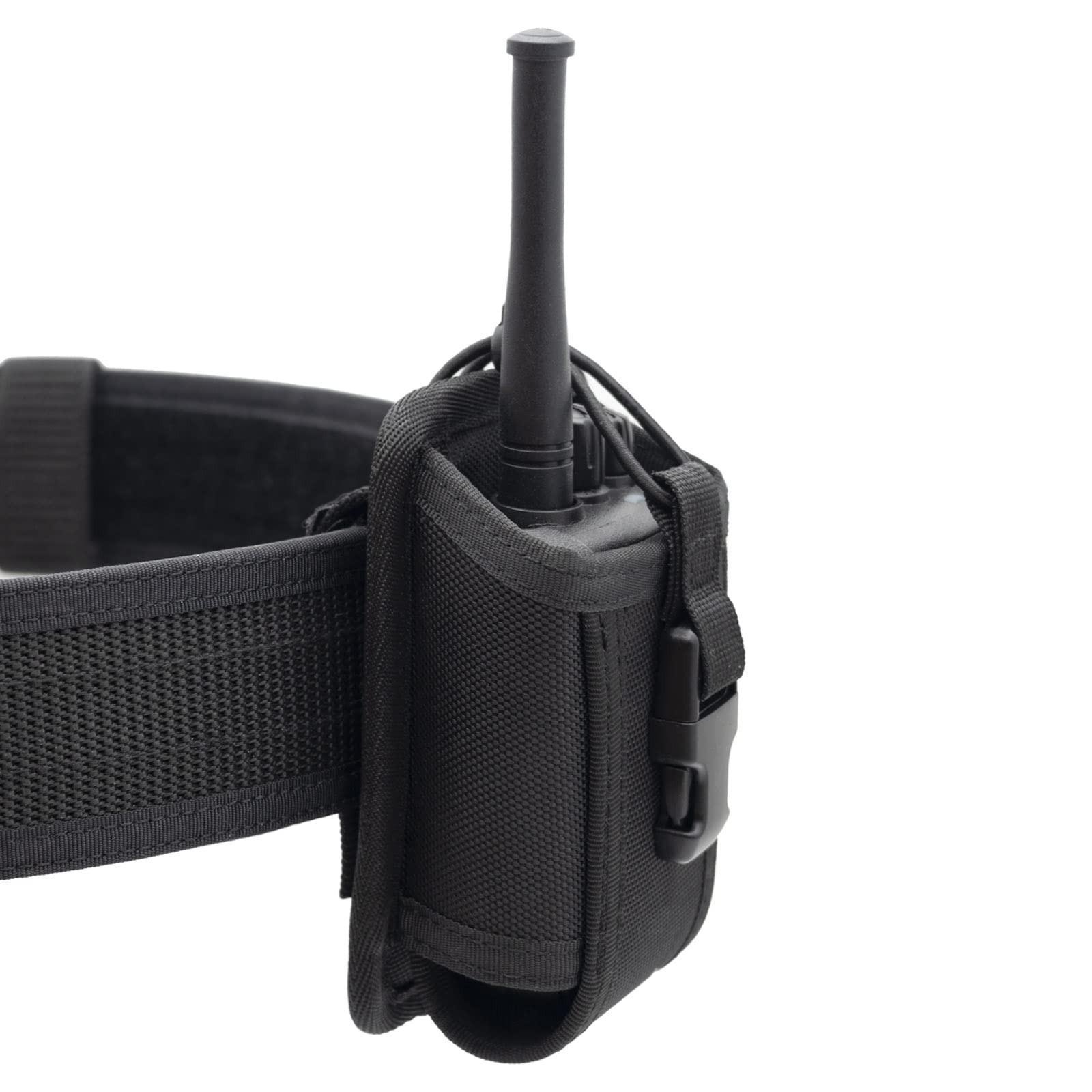 Universal MOLLE Tactical Radio Case for Service Belt, Two Way Radio Holster, Walkie Talkie Case, Nylon Police Carry Case LE Security Security-picture-52