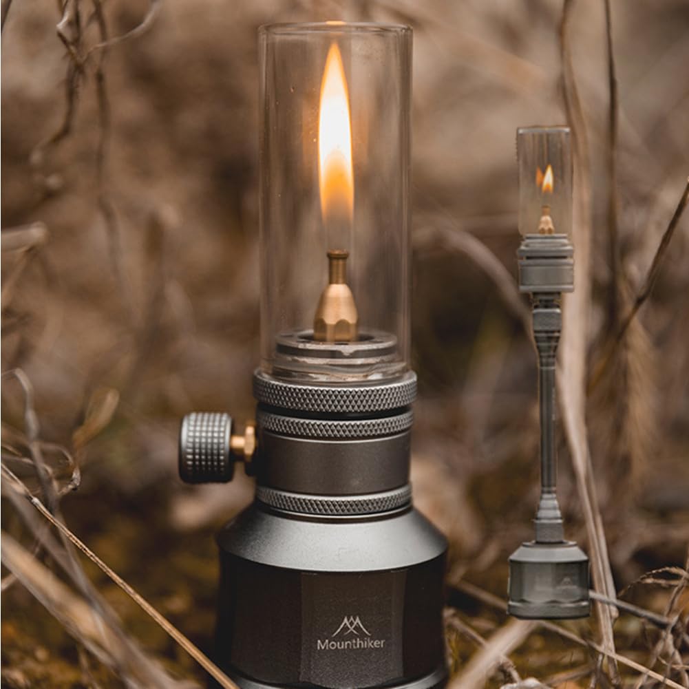 GLOBALHUT Linterna de gas portátil para exteriores, lámpara de gas de camping, kit de luz de vela para camping, senderismo y aventuras (linterna de gas), 9Q032TBE3O7LI4VY1LXTC