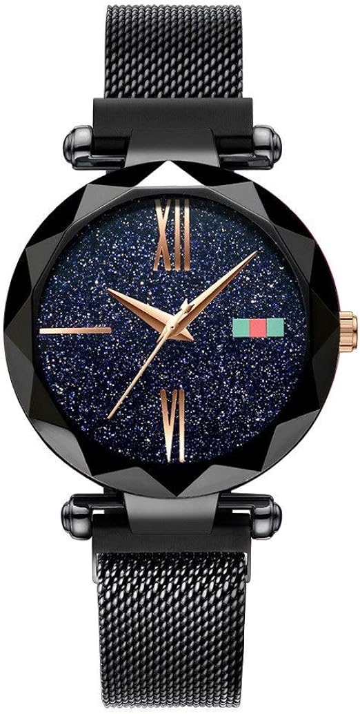 DAZHE Orologi da donna Orologi militari, orologio da polso con cinturino in  pelle con cinturino magnetico orologio 305L Orologi da polso al quarzo,  (Color : 4) : Amazon.it: Orologi