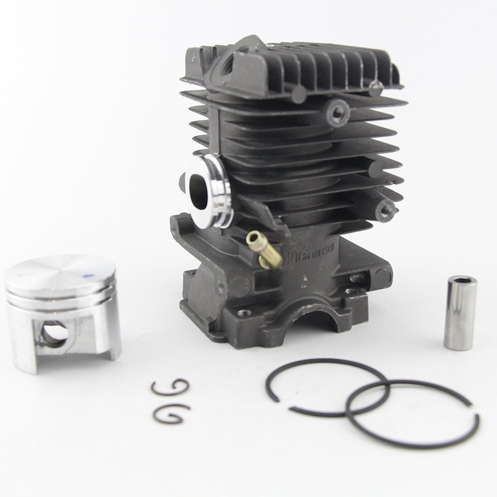 HS Parts Kompletter Zylinder Mit Kolben Für Stihl MS192 MS192T Nikasil Kettensagen 37mm Oem 11370201203