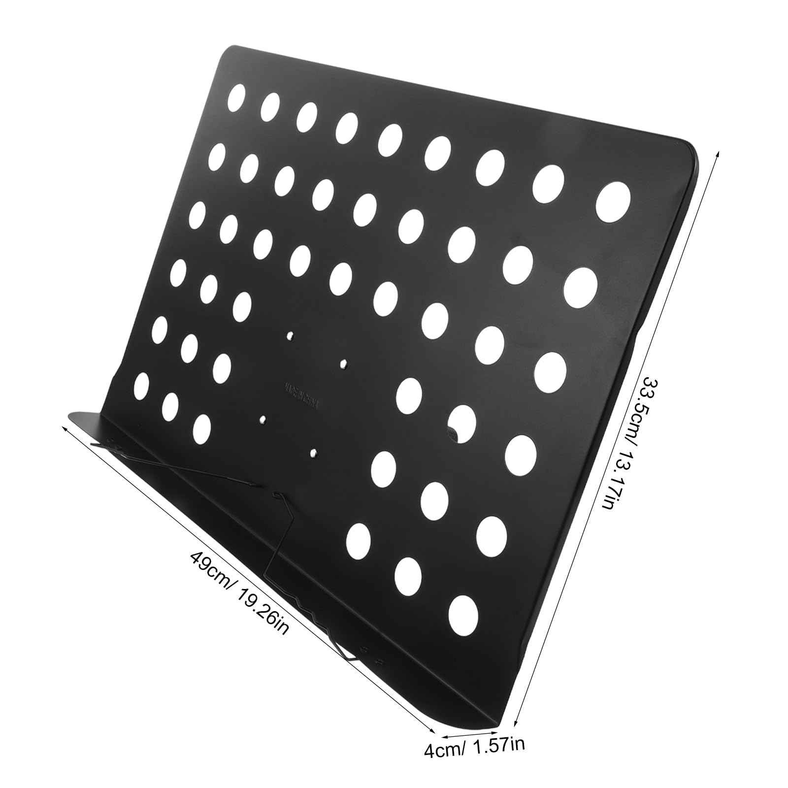 Atril de mesa: Soporte para partituras de escritorio - Estante para libros de sobremesa con patas plegables - Portátil para viajes, documentos, hojas, discursos y borradores.