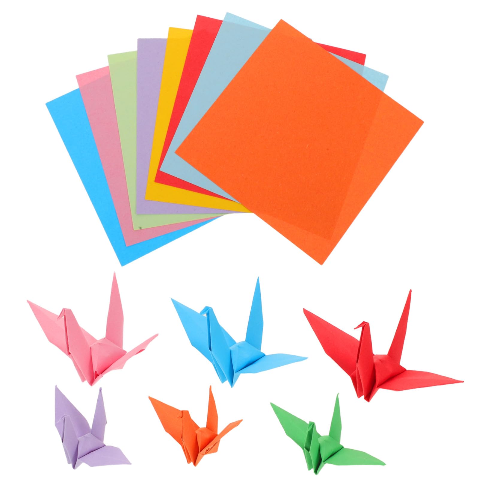 Buntes Origami Papier Quadratisch Farbenfrohes Bastelpapier für DIY Papierkunst Anfängerfreundlich Vielfältige Farben für Klassenzimmer und Kreative Projekte