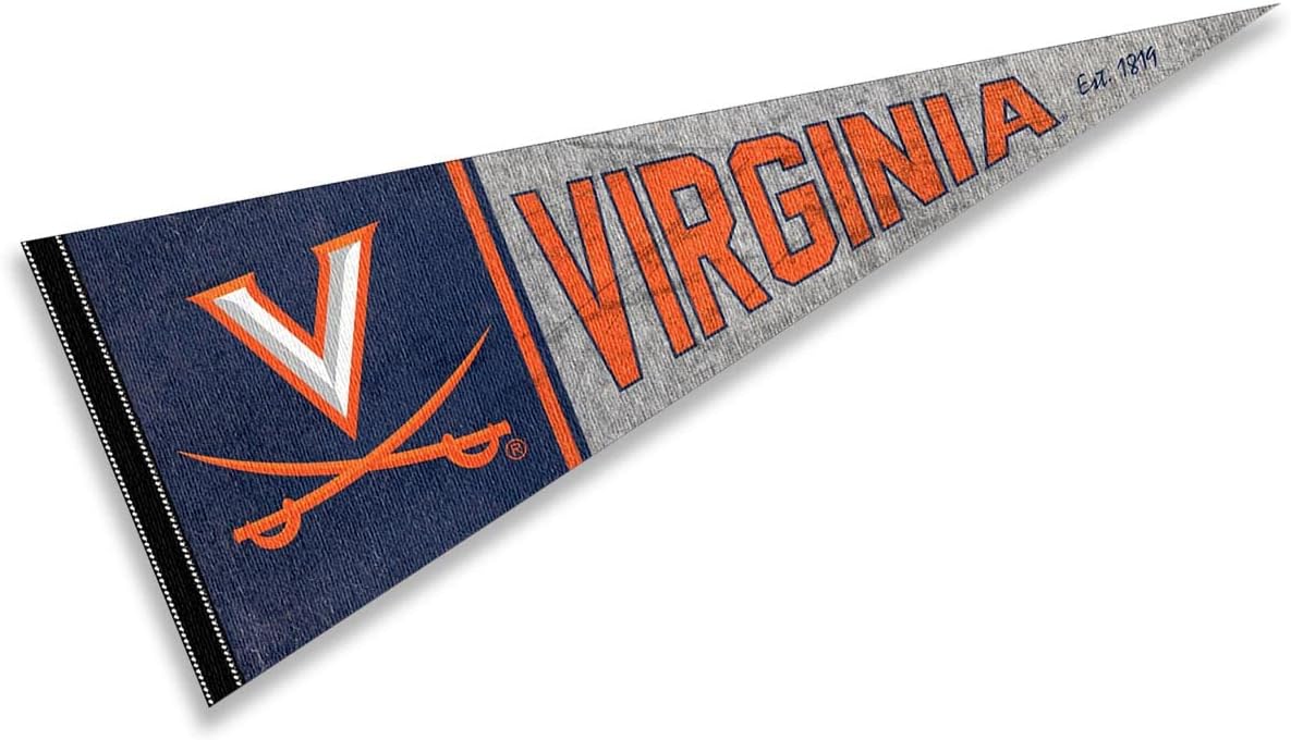 Virginia Cavaliers Pennant Throwback Vintage Banner