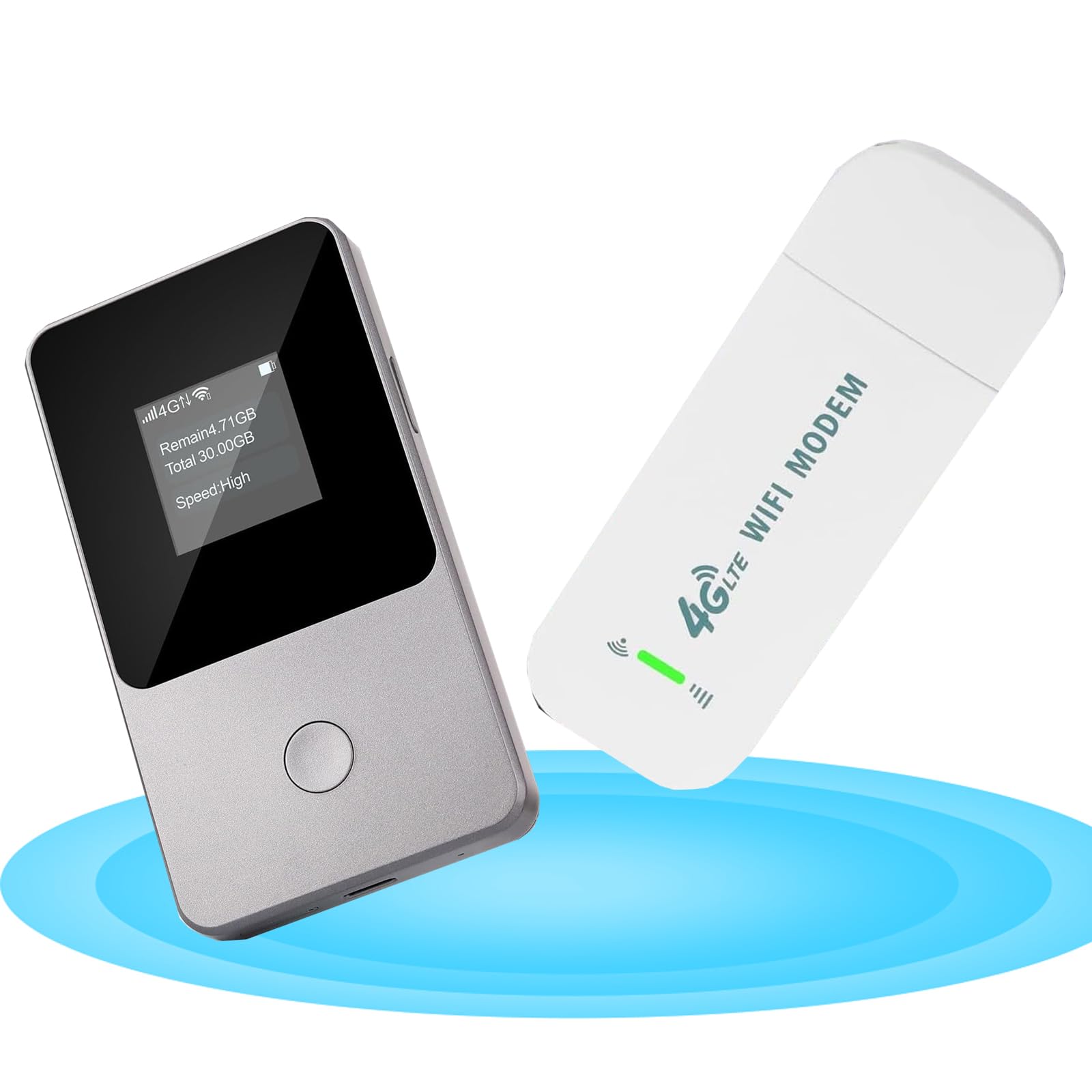 VSVABEFV T8 4G LTE Portable WiFi Hotspot for Travel & LD933-US Portable sim Hotspot 150Mbps