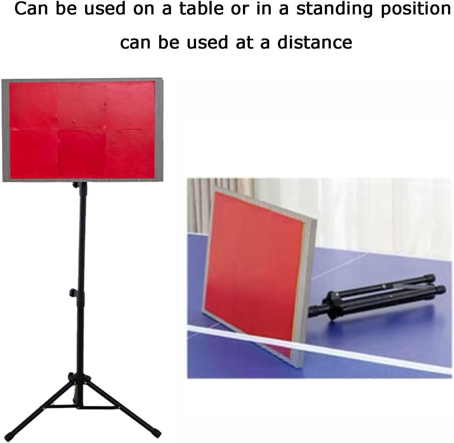Foldable Table Tennis Rebound Board, Portable Single Self-Study Ping Pong Accessory, for Home Schools Clubs Gym Office