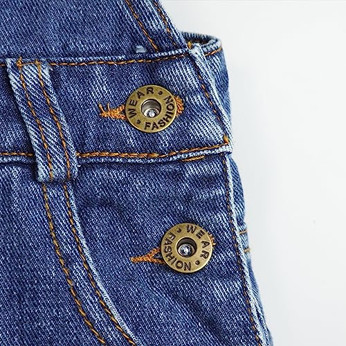 Short en jean pour fille Kidscool Space avec taille élastique réglable - 3