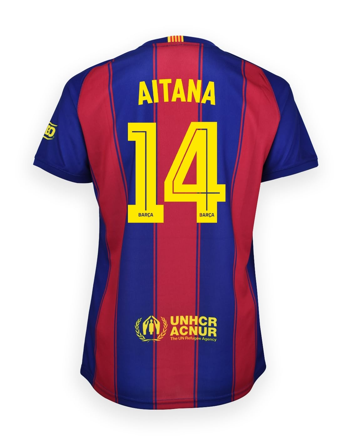 FC Barcelona FCB Camiseta Aitana 2025-26 para Mujer – Réplica (Aitana 14) Tallas Mujer Disponibles: XS, S, M, L, XL