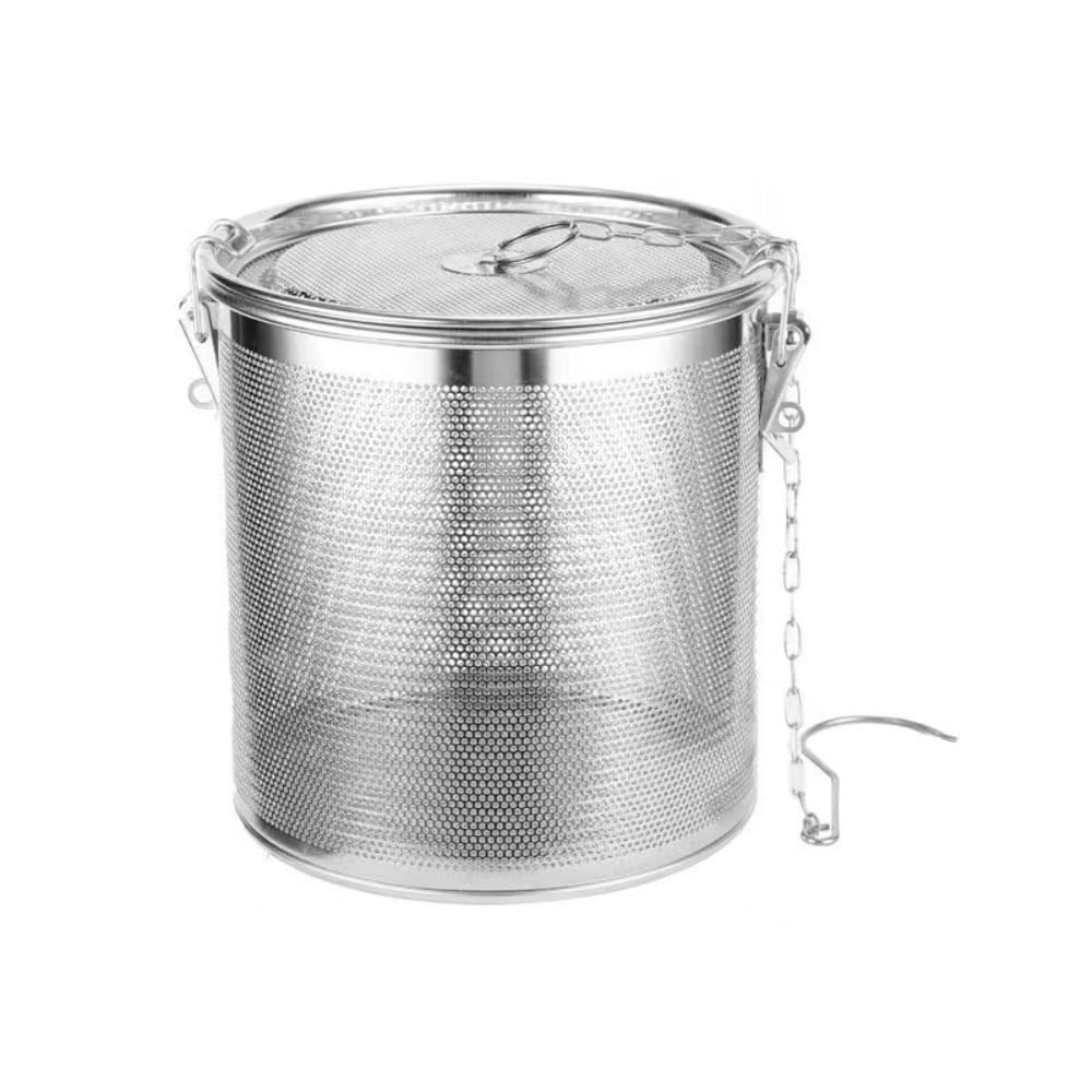 Tee-Ei und Sieb aus Edelstahl mit Kette, langlebige Kochfilter für losen Tee, leicht zu reinigen und wiederverwendbar, perfekt für Zuhause und Reisen