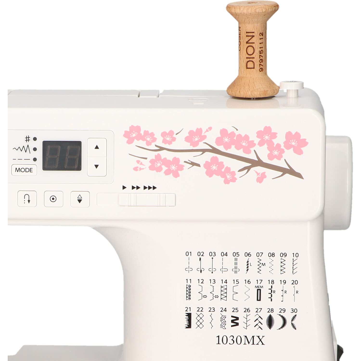 Máquina de Coser Janome 1030MX - PAtchwork, Heavy Duty - Blanco