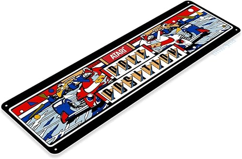 Vista 2 de Tinworld Letrero de estaño: poste posición arcada sala de juegos bar marquesina decoración de metal consola retro B034