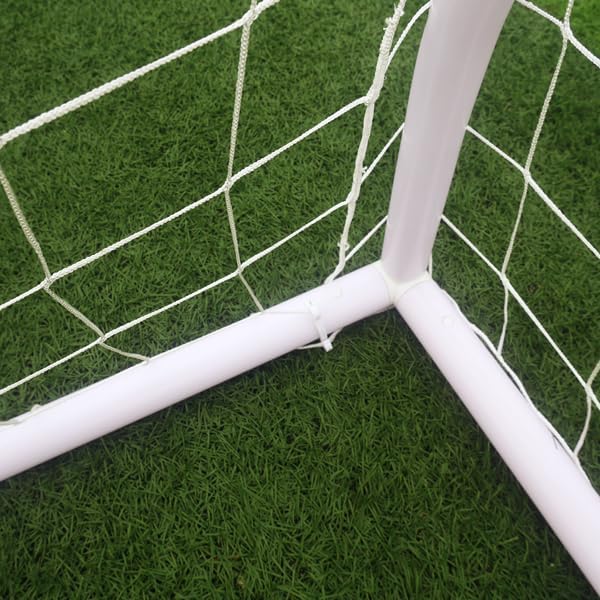 2.45M Professional PVC Tube Plastic Soccer Door White