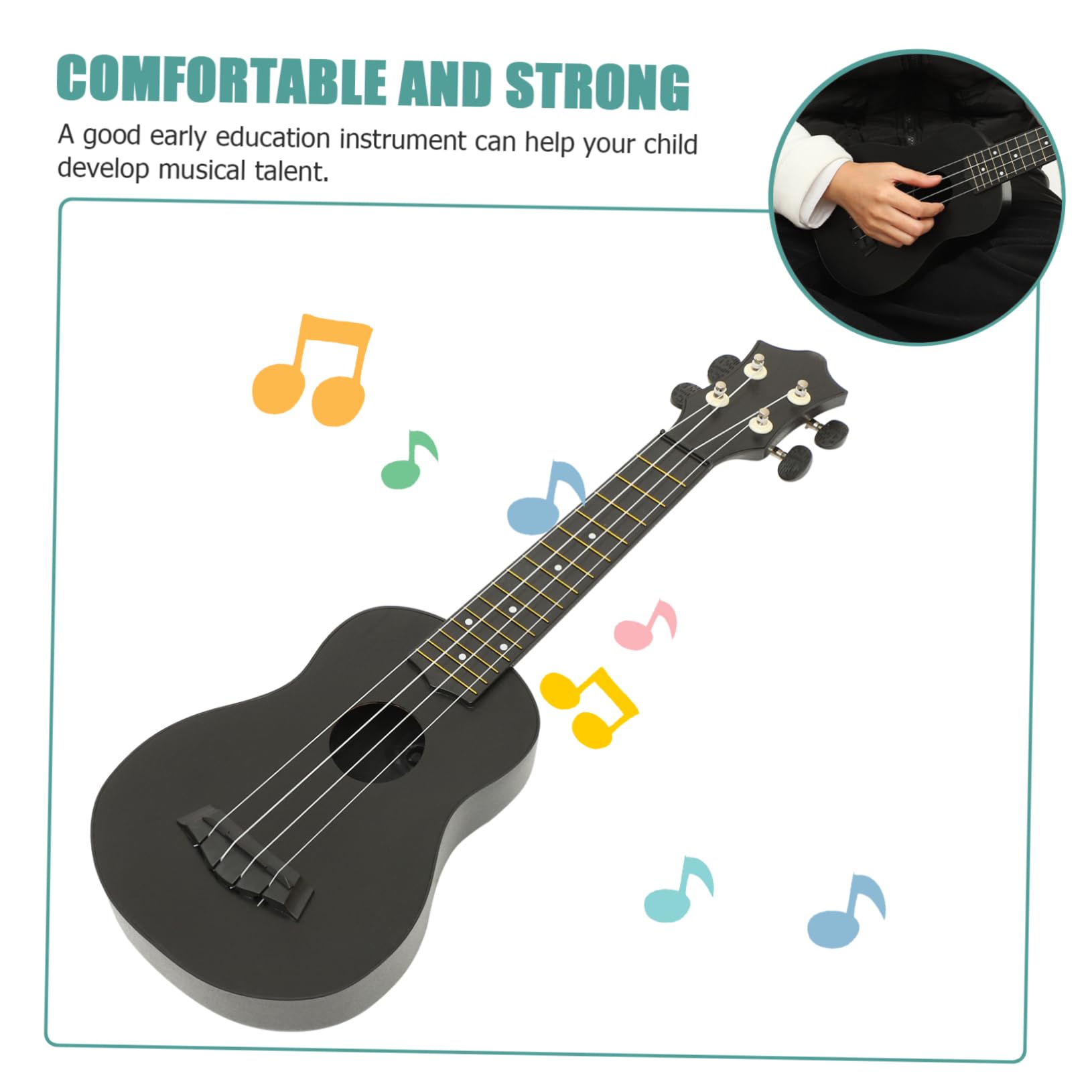 BESTonZON Ukulele Początkujący Instrument Muzyczny Instrumenty Muzyczne Dla Maluchów Instrumenty Muzyczne Dla Maluchów Ukulele Dla Początkujących Naucz Się Gitary Początkujący Dziecięce